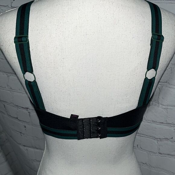 Fantasy Bra Dark Green Black - S/M - Picture 3 of 5